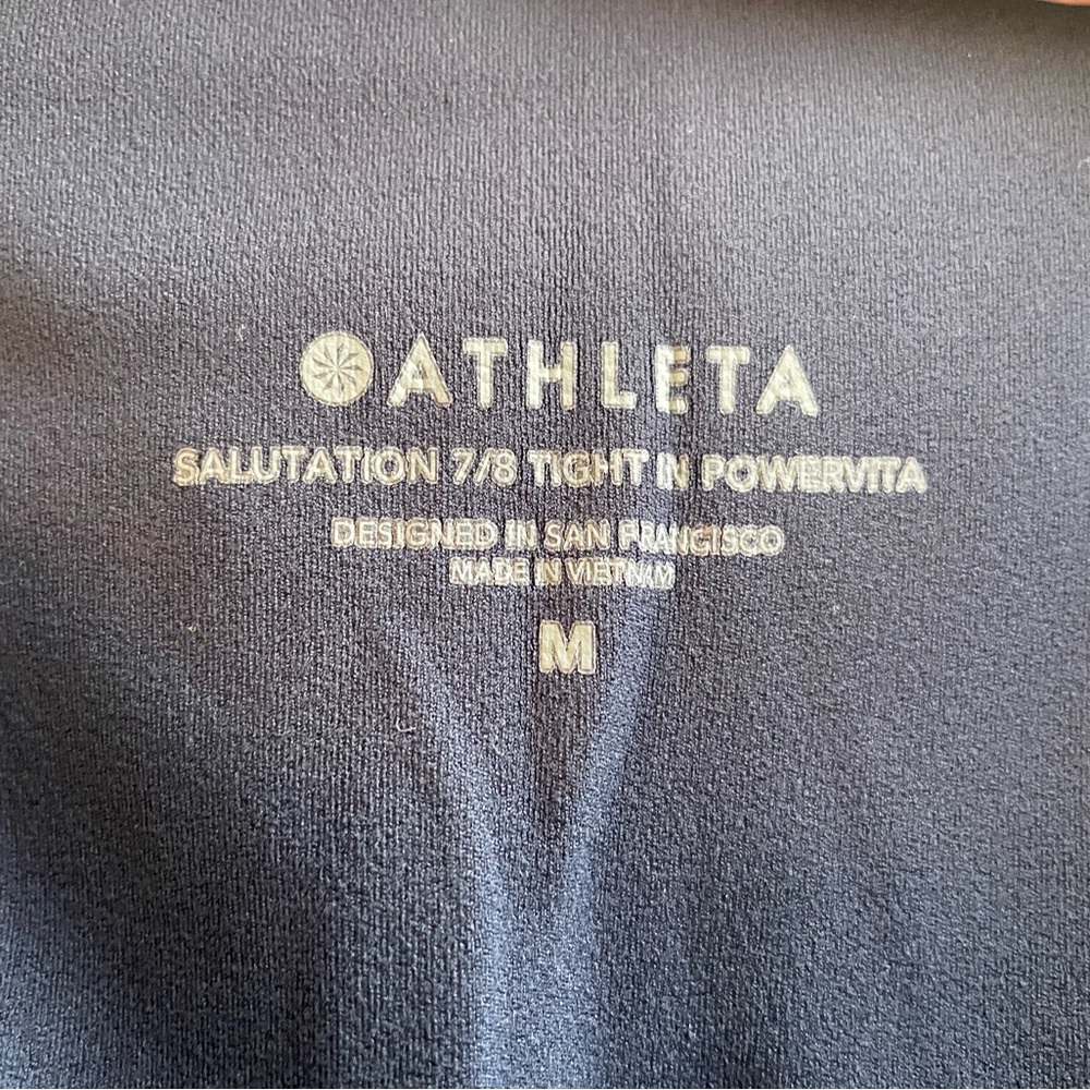 Athleta Salutation 7/8 tight